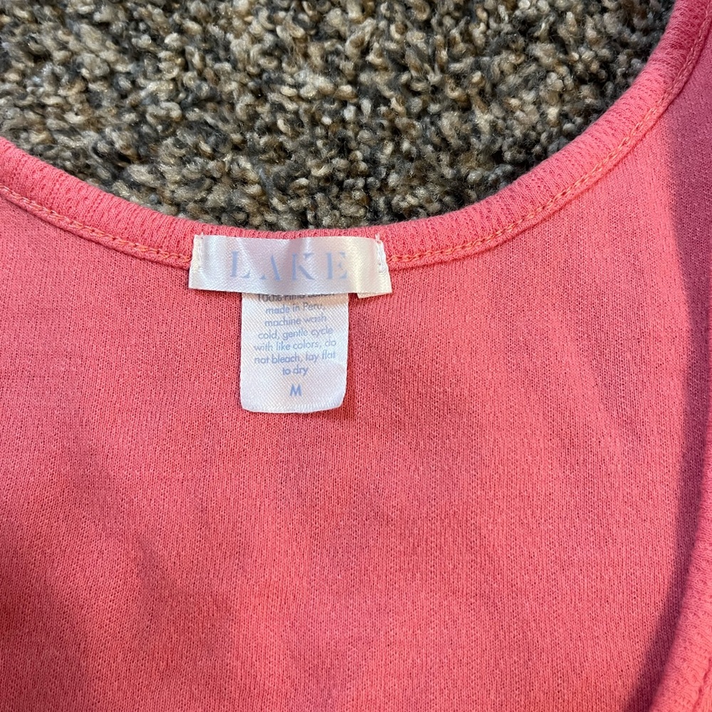 LAKE Pointelle Pajama Set in Petunia